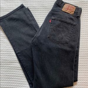 Levis 501 straight, black
